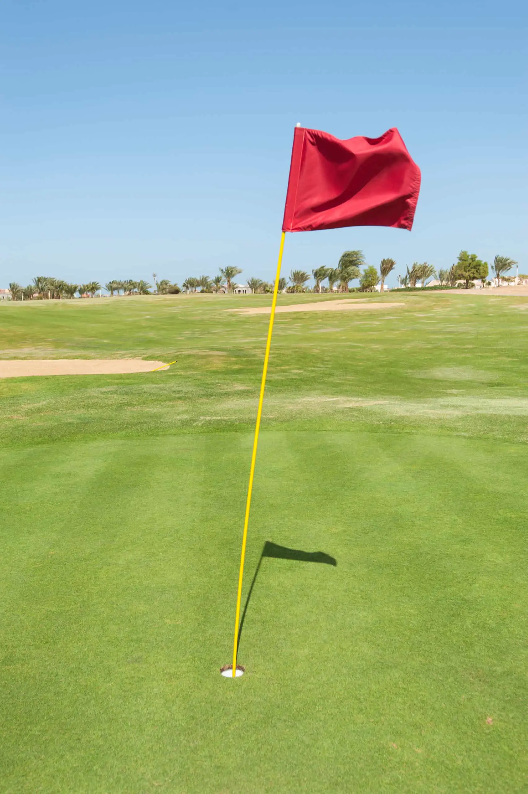 Golf course flags